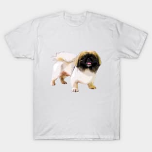 Pekingese Dog Adorable Pekinese Puppy Face T-Shirt